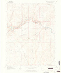 Indian Water Canyon Colorado Historical topographic map, 1:24000 scale, 7.5 X 7.5 Minute, Year 1962