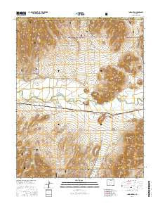 Indian Head Colorado Current topographic map, 1:24000 scale, 7.5 X 7.5 Minute, Year 2016