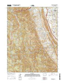 Indian Hills Colorado Current topographic map, 1:24000 scale, 7.5 X 7.5 Minute, Year 2016