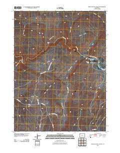 Indian Water Canyon Colorado Historical topographic map, 1:24000 scale, 7.5 X 7.5 Minute, Year 2010