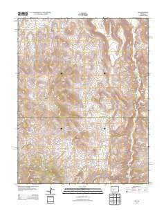 Iris Colorado Historical topographic map, 1:24000 scale, 7.5 X 7.5 Minute, Year 2013