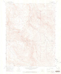 Iris NW Colorado Historical topographic map, 1:24000 scale, 7.5 X 7.5 Minute, Year 1954