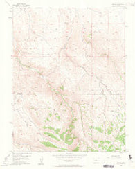 Iris NW Colorado Historical topographic map, 1:24000 scale, 7.5 X 7.5 Minute, Year 1954