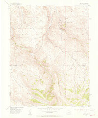 Iris NW Colorado Historical topographic map, 1:24000 scale, 7.5 X 7.5 Minute, Year 1954