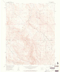 Iris NW Colorado Historical topographic map, 1:24000 scale, 7.5 X 7.5 Minute, Year 1954