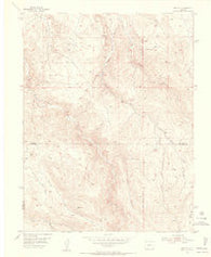 Iris NW Colorado Historical topographic map, 1:24000 scale, 7.5 X 7.5 Minute, Year 1954