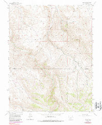 Iris Nw Colorado Historical topographic map, 1:24000 scale, 7.5 X 7.5 Minute, Year 1954