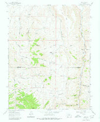 Iris Colorado Historical topographic map, 1:24000 scale, 7.5 X 7.5 Minute, Year 1962