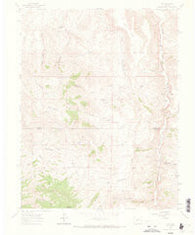Iris Colorado Historical topographic map, 1:24000 scale, 7.5 X 7.5 Minute, Year 1962