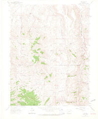 Iris Colorado Historical topographic map, 1:24000 scale, 7.5 X 7.5 Minute, Year 1962