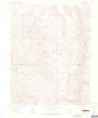 Iris Colorado Historical topographic map, 1:24000 scale, 7.5 X 7.5 Minute, Year 1962