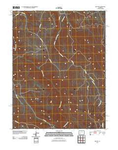 Iris NW Colorado Historical topographic map, 1:24000 scale, 7.5 X 7.5 Minute, Year 2010