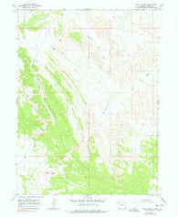 Irish Canyon Colorado Historical topographic map, 1:24000 scale, 7.5 X 7.5 Minute, Year 1966
