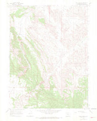 Irish Canyon Colorado Historical topographic map, 1:24000 scale, 7.5 X 7.5 Minute, Year 1966