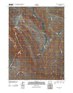 Irish Canyon Colorado Historical topographic map, 1:24000 scale, 7.5 X 7.5 Minute, Year 2010