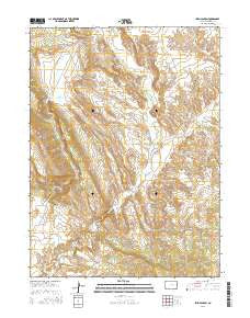 Irish Canyon Colorado Current topographic map, 1:24000 scale, 7.5 X 7.5 Minute, Year 2016