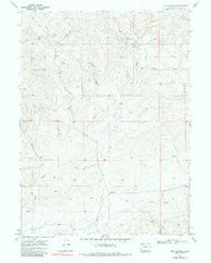 Iron Springs Colorado Historical topographic map, 1:24000 scale, 7.5 X 7.5 Minute, Year 1969