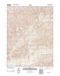Iron Springs Colorado Historical topographic map, 1:24000 scale, 7.5 X 7.5 Minute, Year 2013
