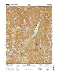 Ironton Colorado Current topographic map, 1:24000 scale, 7.5 X 7.5 Minute, Year 2016
