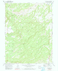 Island Mesa Colorado Historical topographic map, 1:24000 scale, 7.5 X 7.5 Minute, Year 1969