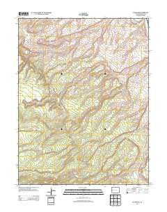 Island Mesa Colorado Historical topographic map, 1:24000 scale, 7.5 X 7.5 Minute, Year 2013