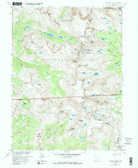 Isolation Peak Colorado Historical topographic map, 1:24000 scale, 7.5 X 7.5 Minute, Year 1958