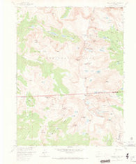 Isolation Peak Colorado Historical topographic map, 1:24000 scale, 7.5 X 7.5 Minute, Year 1958