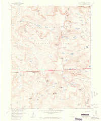 Isolation Peak Colorado Historical topographic map, 1:24000 scale, 7.5 X 7.5 Minute, Year 1958