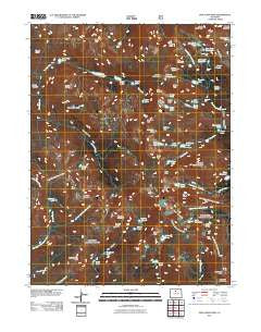 Isolation Peak Colorado Historical topographic map, 1:24000 scale, 7.5 X 7.5 Minute, Year 2011