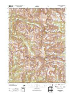 Isolation Peak Colorado Historical topographic map, 1:24000 scale, 7.5 X 7.5 Minute, Year 2013