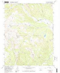 Italian Creek Colorado Historical topographic map, 1:24000 scale, 7.5 X 7.5 Minute, Year 1967