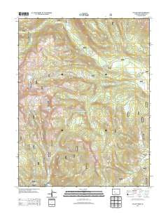 Italian Creek Colorado Historical topographic map, 1:24000 scale, 7.5 X 7.5 Minute, Year 2013