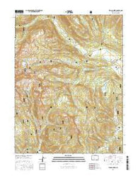 Italian Creek Colorado Current topographic map, 1:24000 scale, 7.5 X 7.5 Minute, Year 2016