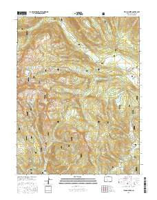 Italian Creek Colorado Current topographic map, 1:24000 scale, 7.5 X 7.5 Minute, Year 2016