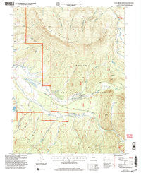 Jack Creek Ranch Colorado Historical topographic map, 1:24000 scale, 7.5 X 7.5 Minute, Year 2000