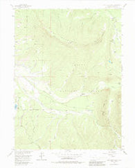 Jack Creek Ranch Colorado Historical topographic map, 1:24000 scale, 7.5 X 7.5 Minute, Year 1956