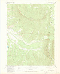 Jack Creek Ranch Colorado Historical topographic map, 1:24000 scale, 7.5 X 7.5 Minute, Year 1956