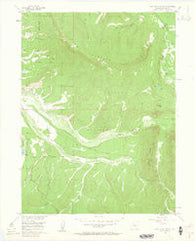 Jack Creek Ranch Colorado Historical topographic map, 1:24000 scale, 7.5 X 7.5 Minute, Year 1956