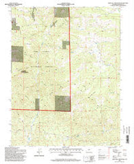 Jack Hall Mountain Colorado Historical topographic map, 1:24000 scale, 7.5 X 7.5 Minute, Year 1994