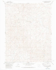 Jack Hall Mountain Colorado Historical topographic map, 1:24000 scale, 7.5 X 7.5 Minute, Year 1983