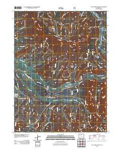 Jack Creek Ranch Colorado Historical topographic map, 1:24000 scale, 7.5 X 7.5 Minute, Year 2011