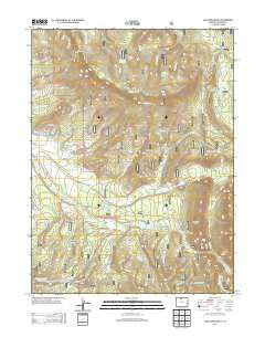Jack Creek Ranch Colorado Historical topographic map, 1:24000 scale, 7.5 X 7.5 Minute, Year 2013