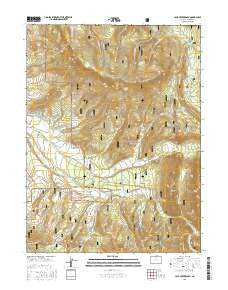 Jack Creek Ranch Colorado Current topographic map, 1:24000 scale, 7.5 X 7.5 Minute, Year 2016