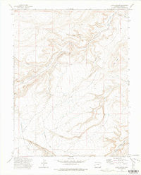 Jacks Canyon Colorado Historical topographic map, 1:24000 scale, 7.5 X 7.5 Minute, Year 1972