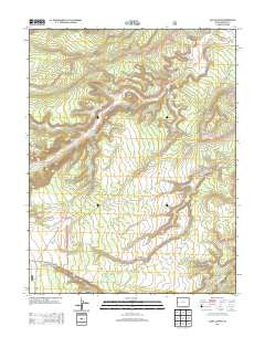 Jacks Canyon Colorado Historical topographic map, 1:24000 scale, 7.5 X 7.5 Minute, Year 2013