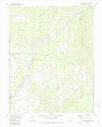 Jackson Mountain Colorado Historical topographic map, 1:24000 scale, 7.5 X 7.5 Minute, Year 1984