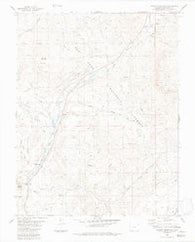 Jackson Mountain Colorado Historical topographic map, 1:24000 scale, 7.5 X 7.5 Minute, Year 1984