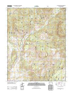 Jackson Mountain Colorado Historical topographic map, 1:24000 scale, 7.5 X 7.5 Minute, Year 2013