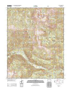 Jasper Colorado Historical topographic map, 1:24000 scale, 7.5 X 7.5 Minute, Year 2013