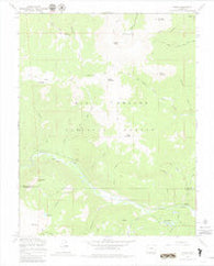 Jasper Colorado Historical topographic map, 1:24000 scale, 7.5 X 7.5 Minute, Year 1967